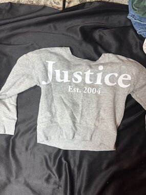 Active USA Gray Fleece-Lined Sweatshirt